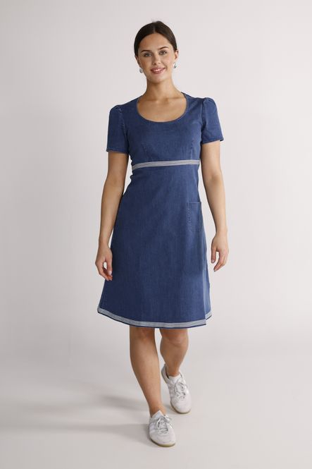 Main Image Alina jeansblue denim dress