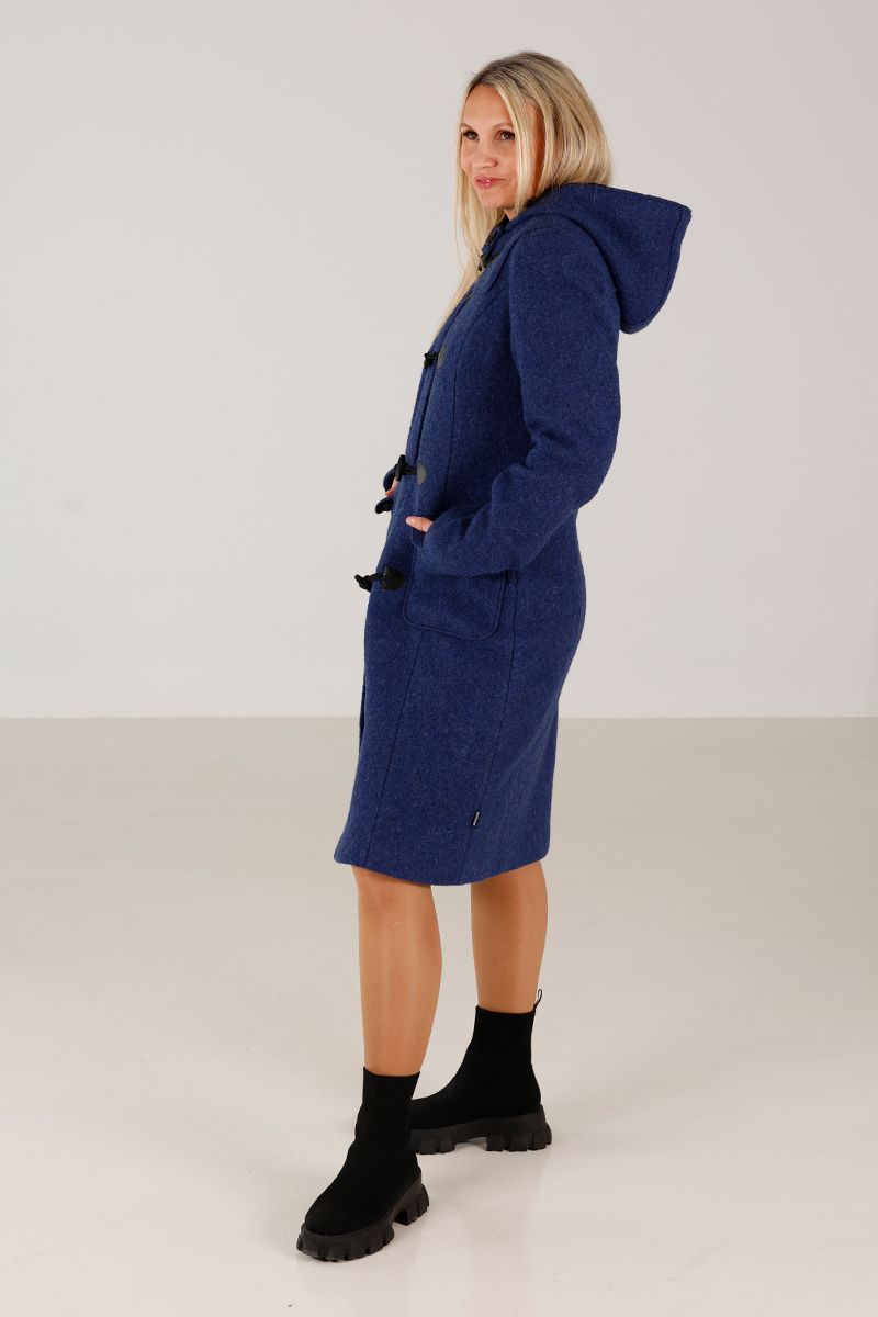 Idunn Duffel rustic navy wool