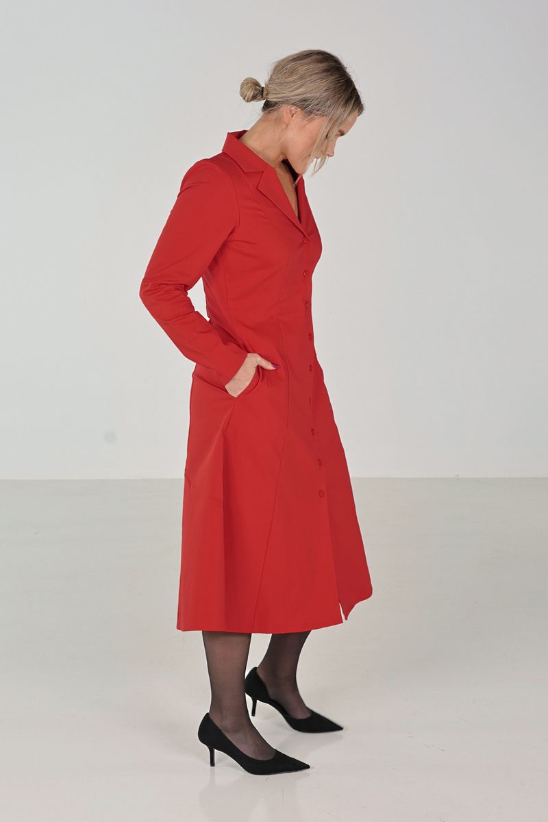 Else red shirtdress