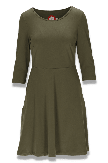 Main Image Aurora kaki basic dress