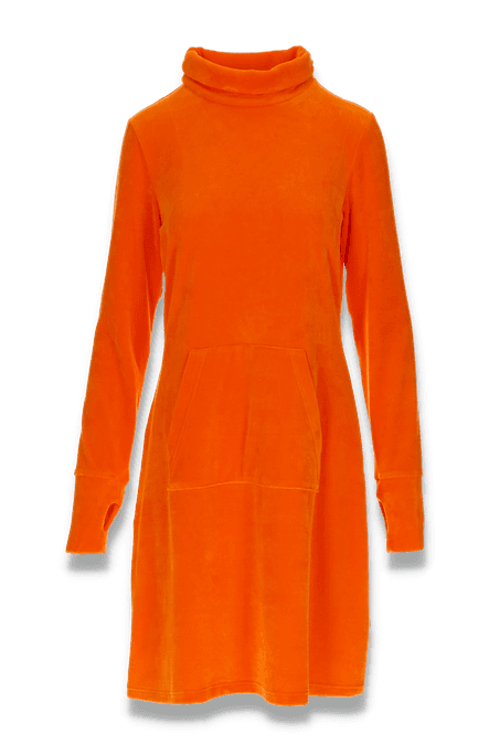 Main Image Lilli orange velvet dress