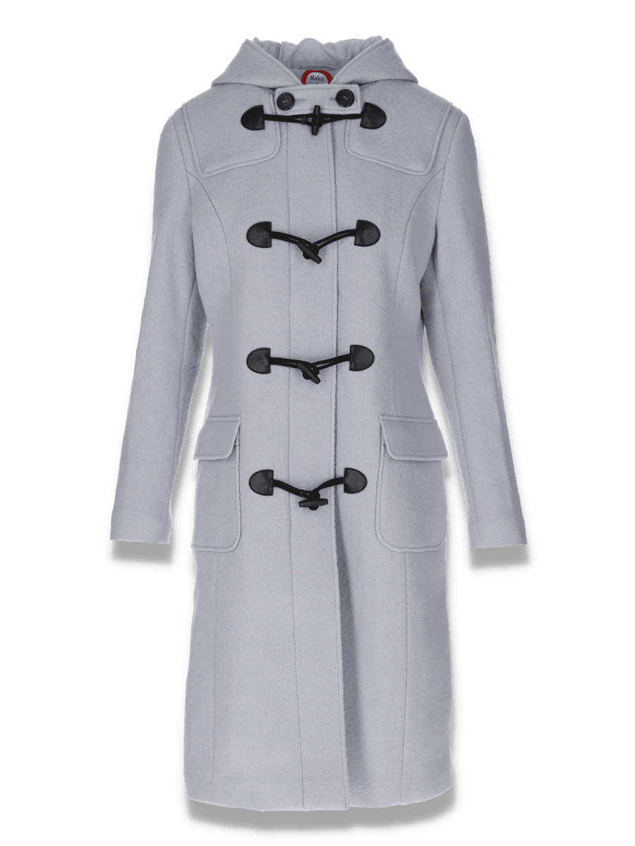 Idunn Duffel coat light blue wool