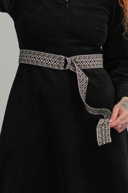 Main Image Belt black & ecru 4,5 cm