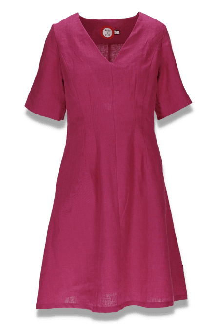 Main Image Heidi pink linnen dress