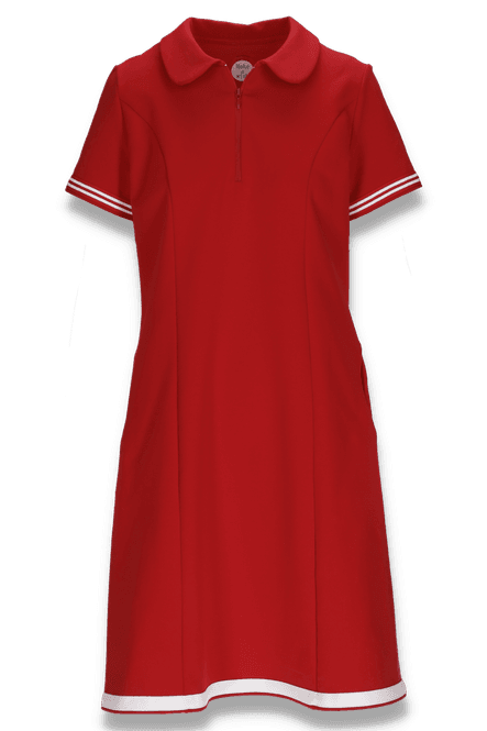 Main Image Eden red and white dress