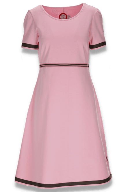 Main Image Pauline pink and brown dress