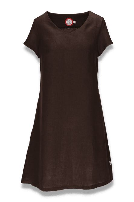 Main Image Hannalena brown linnen dress