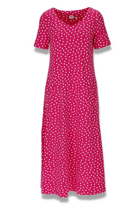 Main Image Ronja pink and white heart dress